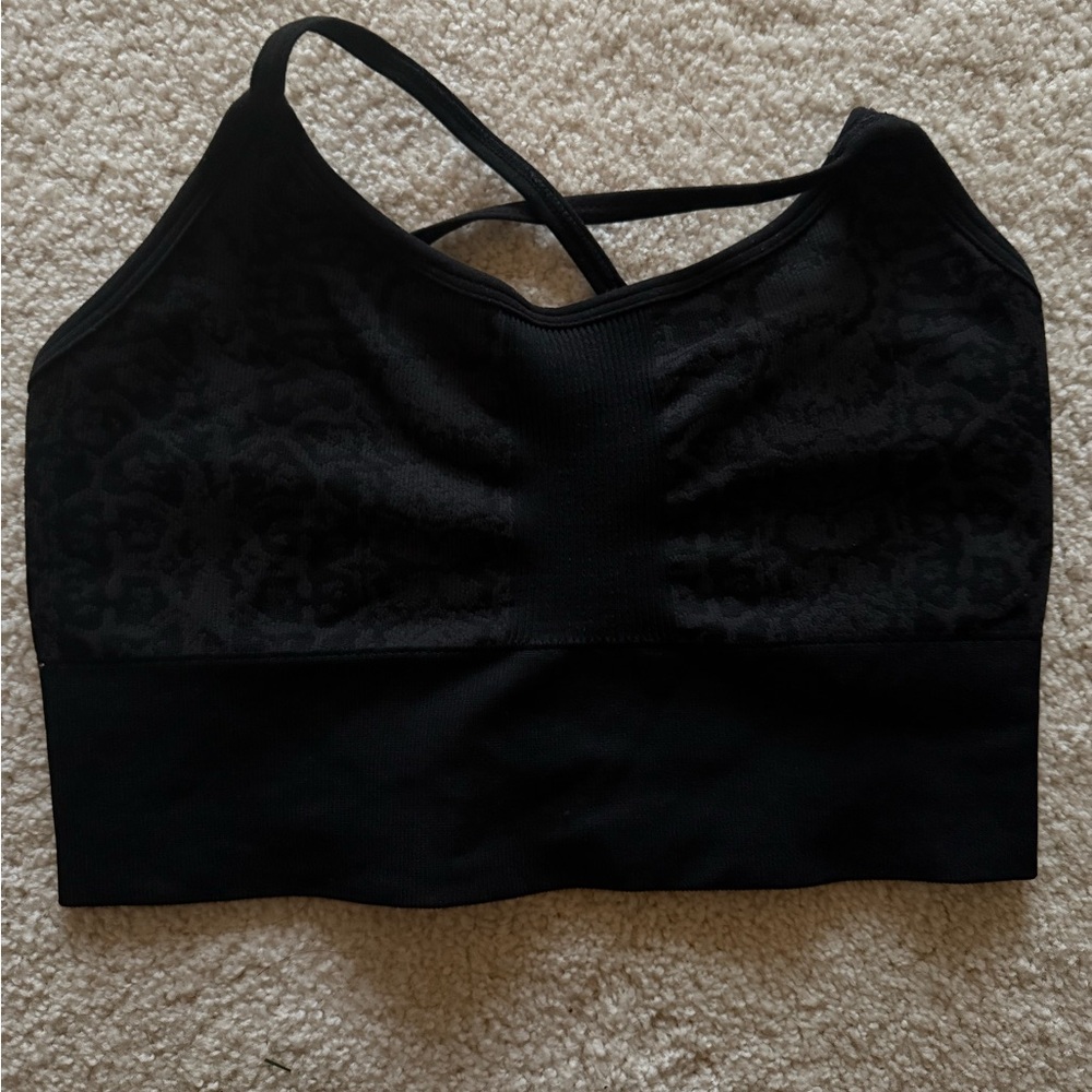 KORAL Black Women's Sports Bra Size Medium